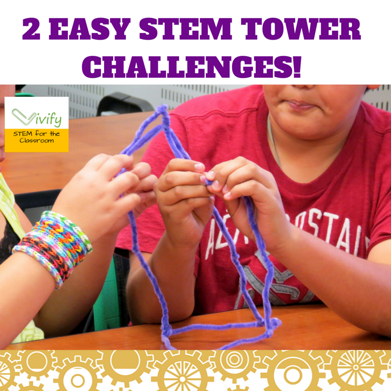 Two Easy STEM Tower Challenges!