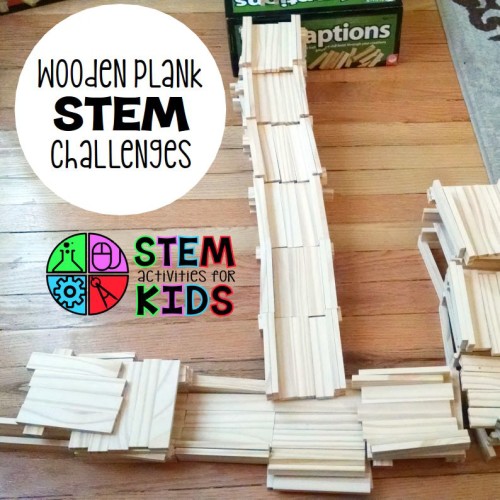 wooden plank STEM challenges