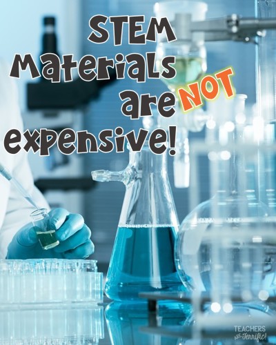 STEM Challenges: Are the materials costly? No, they are not! This blog post will answer the materials question and a few more!