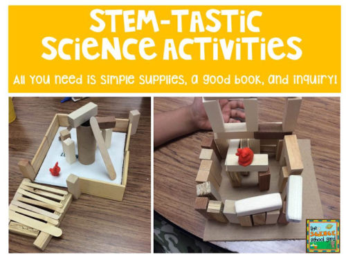 With the time crunch to get everything in the day to fit, I suggest using what you are already doing to integrate it into a fun hands-on STEM activity.