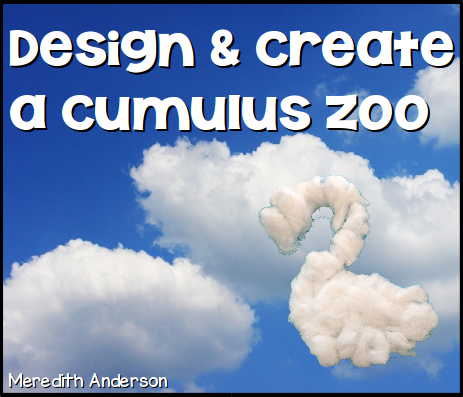 Design and create a cumulus cloud animal! All you need are pipe cleaners and cotton balls. | STEM Activities for Kids