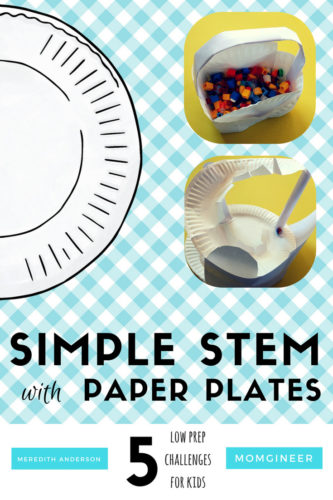 Simple paper plate STEM activities. Low prep and high engagement! Meredith Anderson on STEM Activities for Kids