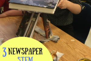 3 Amazing Newspaper STEM Challenges