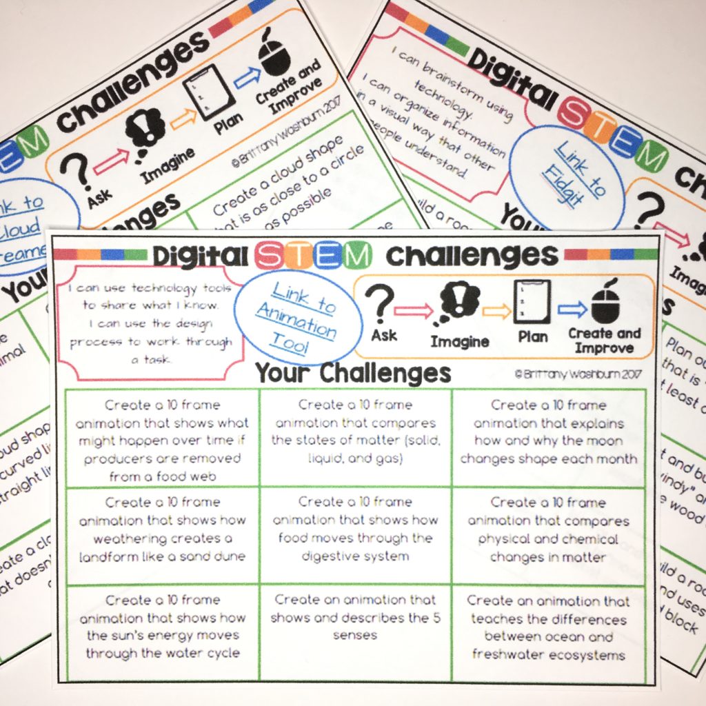 Digital STEM Challenges for Websites and Apps - STEM Activities for Kids