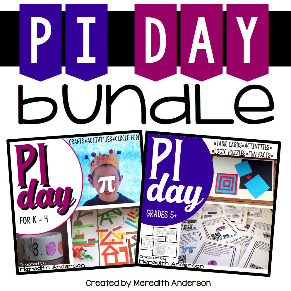 Pi Day BUNDLE of Activities - STEM Activities for Kids