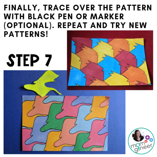 Do-It-Yourself tessellations - Tracing Paper - Triangle Spin