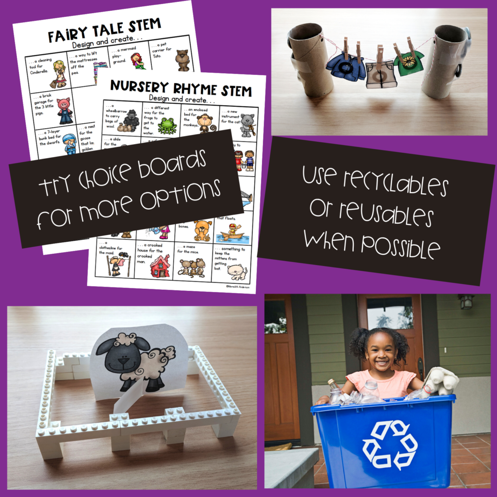 STEM at Home- project by Meredith@Momgineer- Fairy Tale STEM projects