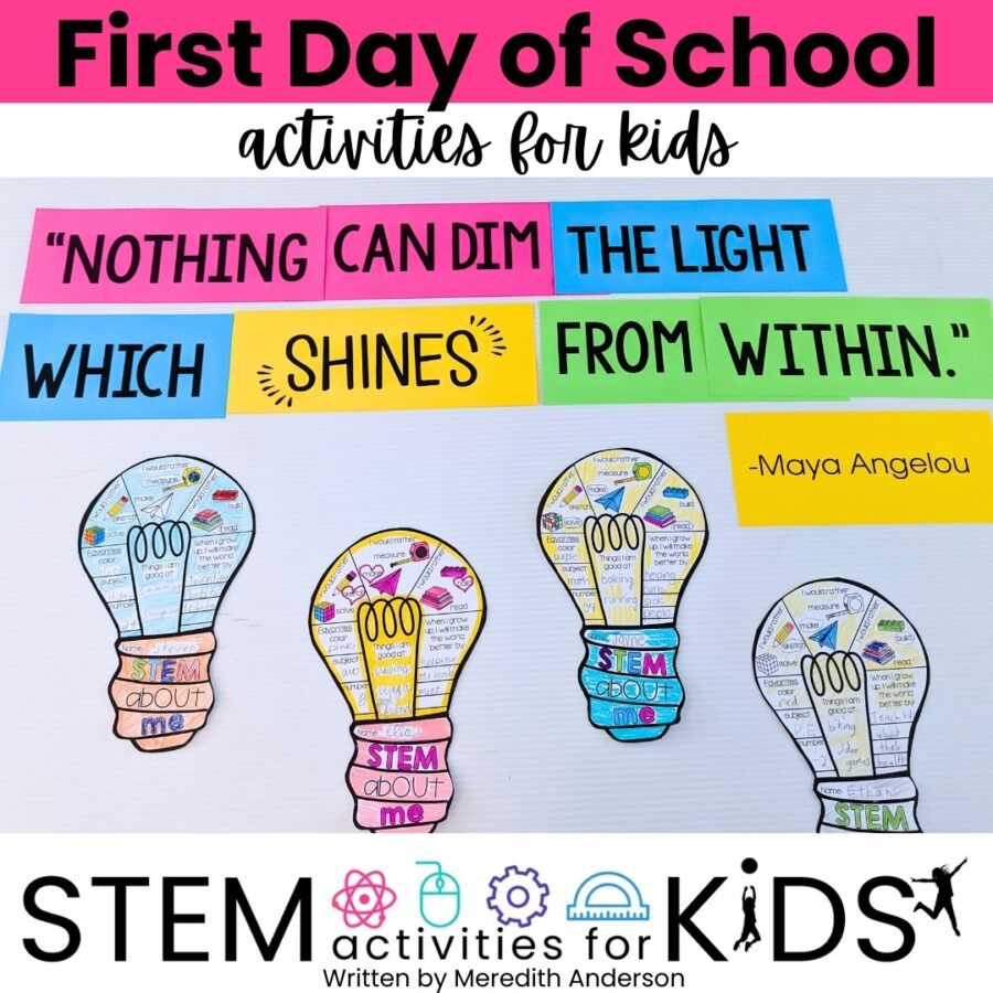 5 Engaging First Day of School Activities for Your STEM Classroom