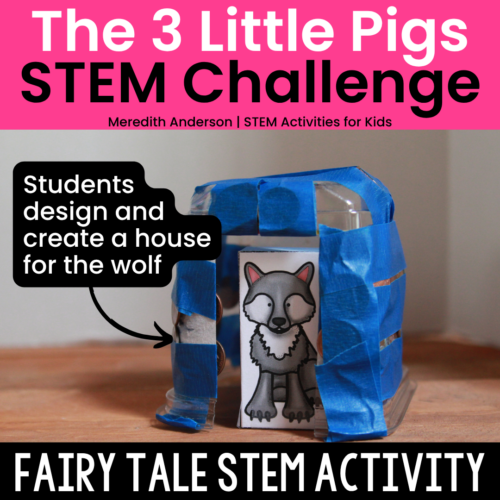 The Three Little Pigs STEM Activity - Build a House for the Wolf