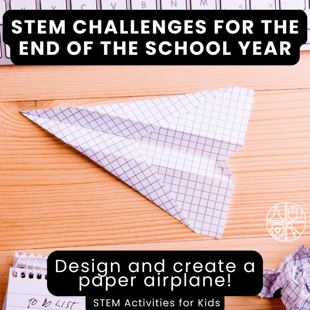 Paper Airplane STEM Activity No Prep End of Year STEM