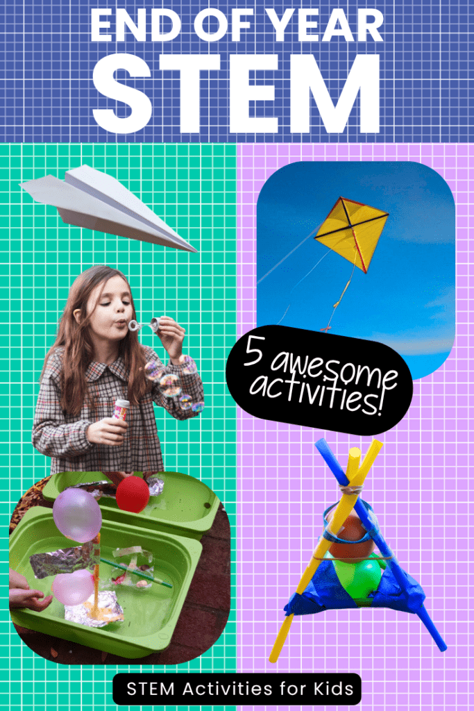 5 Easy End of the School Year STEM Challenges