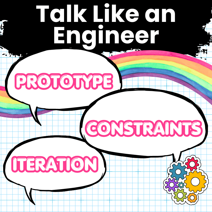 Engineering design process vocabulary for students